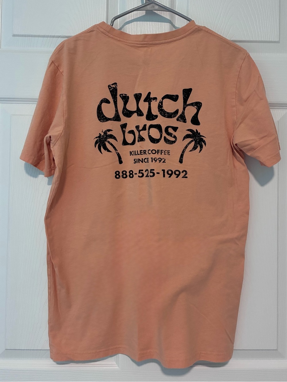 Dutch Bros Peach Short Sleeve Logo Tee